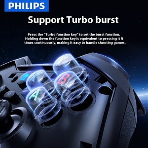 Philips 2,4g Bluetooth inalámbrico con cable para juegos móviles joysticks controladores de videojuegos móvil GamePad para Pc Switch PS4 PS5 Android - Product Image 6
