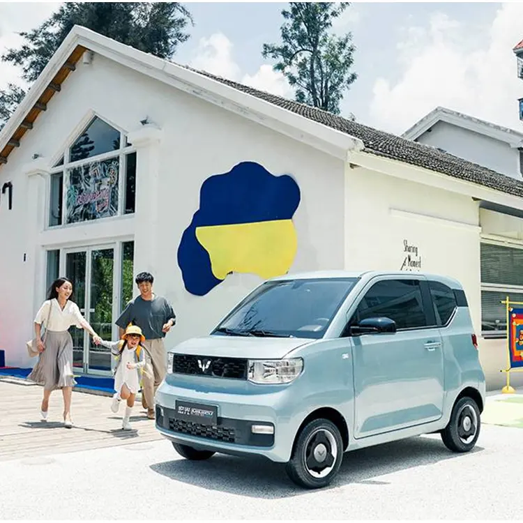 Ganghong veicolo più venduto nuova energia 170km gamma Mini Wuling AIR EV auto 4 posti famiglia auto elettriche complete