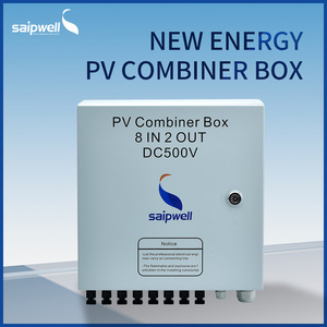 Saipwell กล่องคอมไบเนอร์พลังงานแสงอาทิตย์พีวีกันน้ำ, โลหะเหล็ก1000VDC กล่องคอมไบเนอร์พลังงานแสงอาทิตย์กันน้ำ - Product Image 2