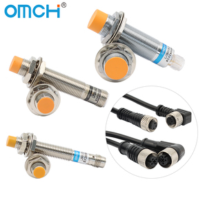 OMCH M8 gömme tasarım endüktif yakınlık sensörü anahtarı PNP/NPN çıkış 1mm algılama mesafesi ile fiş - Product Image 4