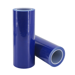 厂家直销供应价格便宜的蓝色自粘pe膜PE窗玻璃保护膜 - Product Image 1