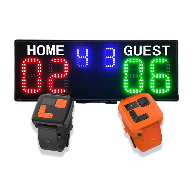 Marcador electrónico de fútbol Digital para baloncesto, Snooker, Bandera de tenis de mesa, dardos, bádminton eléctrico, tabla de puntuación para exteriores