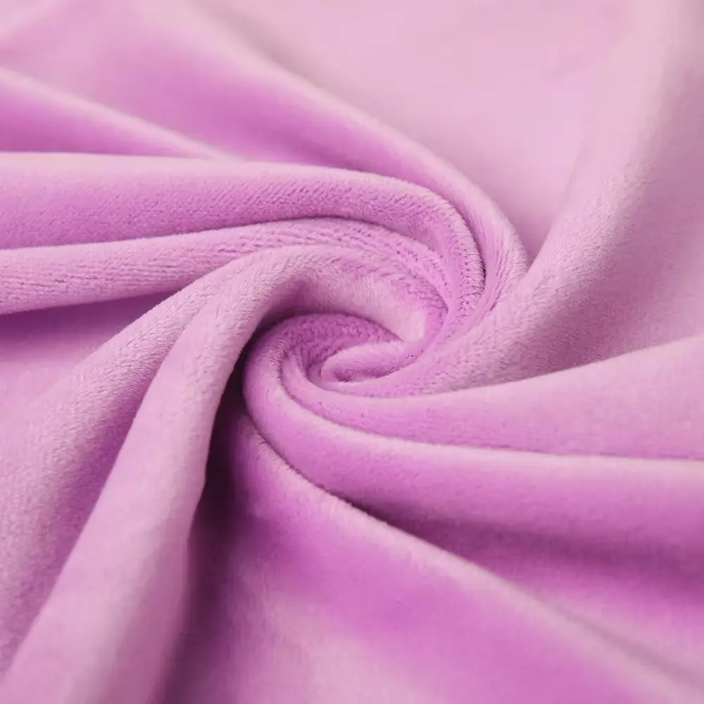 Fabricação de tecido de flanela de lã supermacio tecido de pelúcia de cristal para cobertores tecido de veludo para roupas