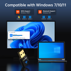 EDUP AX600 Adaptador inalámbrico sin controlador para PC Banda dual 2,4G/5G Mini Dongle de tarjeta de red inalámbrica <span class=keywords><strong>Wifi</strong></span> para Win7/10/11 - Product Image 5