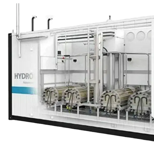 1Mw 2Mw pem électrolyseur système d'hydrogène système d'électrolyse de l'eau énergie verte