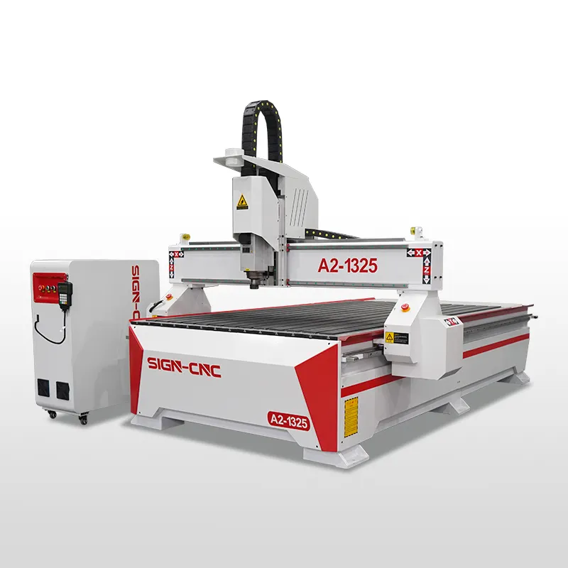 SIGN hot sale 4*8ft 5*10ft 3d wood router A2-1325/1530/2030/2040 CNC Router woodworking machine with servo motor