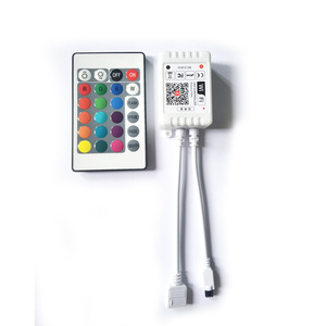 Смарт-управление приложением DIY синхронизация музыки DC12V DC24V IR 24 клавиши Wi-Fi беспроводной пульт дистанционного управления rgb светодиоды контроллер для rgb Светодиодные полосы - Product Image 4