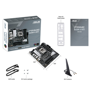 ASU.S PRIME B650M a WIFI II Micro ATX Motherboard with AM5 Socket Support DDR5 128G <strong>Memory</strong> <strong>2</strong> X M.<strong>2</strong> Slots and 4 SATA 6Gb/s Ports - Product Image 6