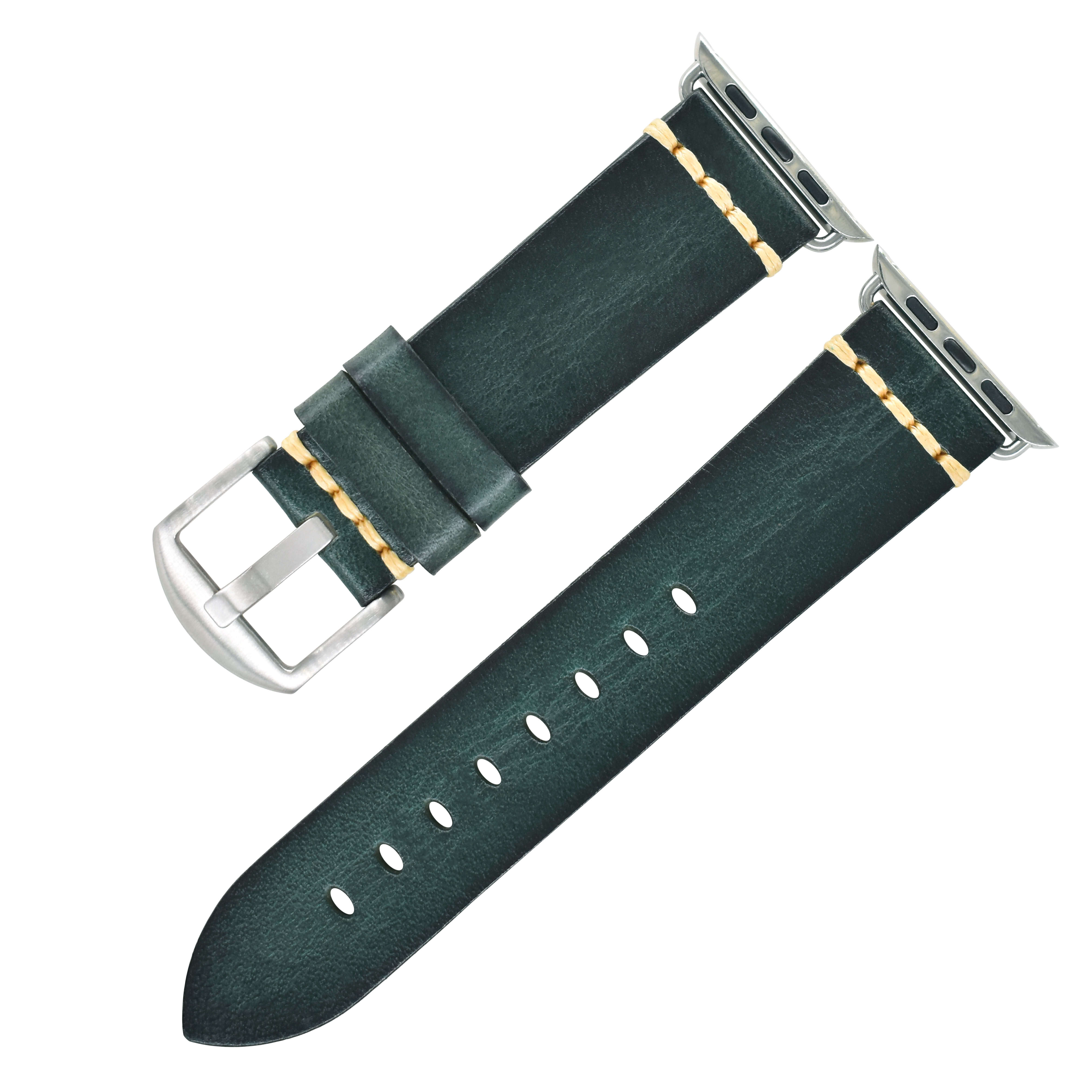 Boucle argent vert K009S