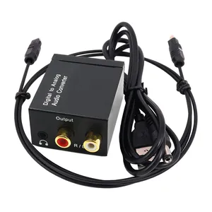 Convertidor de Audio DAC estéreo 3,5 MM Jack RCA amplificador decodificador Digital a analógico fibra óptica señal Coaxial a analógico - Product Image 1