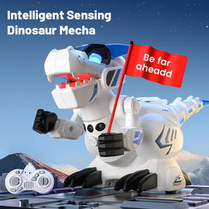 Kinderspielzeug Roboter-Fernbedienung intelligente Programmierung Dinosaurier-Roboter-Spielzeug mit Schüttelkopf- und Schwanzfunktion