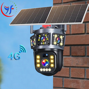 6MP Wi-Fi двойной объектив с двумя экранами PIR низкая мощность уличная сеть Wi-Fi охранное Видеонаблюдение IP PTZ CCTV Солнечная камера - Product Image 5