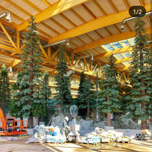 Factory Customize Artificial Pine <strong>Tree</strong> Evergreen High Quantity Artificial Cedar <strong>Tree</strong> for Theme Park Indoor Outdoor Decoration - Product Image 1