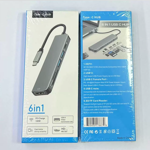 Uyumlu Ethernet Pd çoklu tip c Usb 3.0 Hub Splitter 5 6 7 8 11 in 1 adaptörü dizüstü yerleştirme istasyonu Usb c Hub - Product Image 3