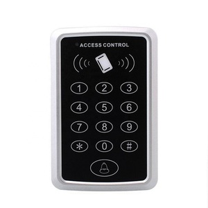 Sistema de control de acceso de puerta de plástico barato 125KHz EM RFID teclado controlador de acceso sistema de seguridad para el hogar - Product Image 5