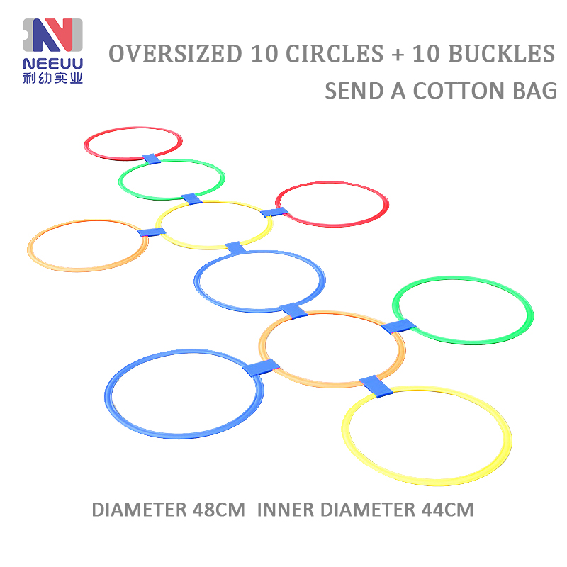 Couleur Extra Large 48cm (10 cercles + 10 boucles)