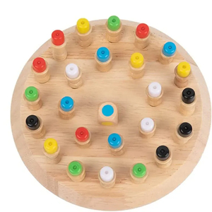 Wooden Children's <strong>Logical</strong> Thinking Training Intelligence Development Toys Educational Building Blocks Memory Chess