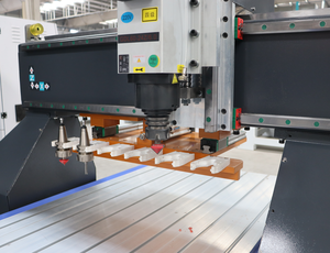 Jinan mejor precio 1530 2040 6090 máquina enrutadora CNC de madera 3 ejes carpintería NC Studio Mach3 Siemens Syntec Richauto DSP Control - Product Image 4