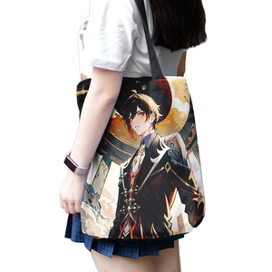 Bán buôn cá nhân Tote Túi biểu tượng tùy chỉnh genshin tác động Anime mua sắm túi thăng hoa Tote Túi - Product Image 5