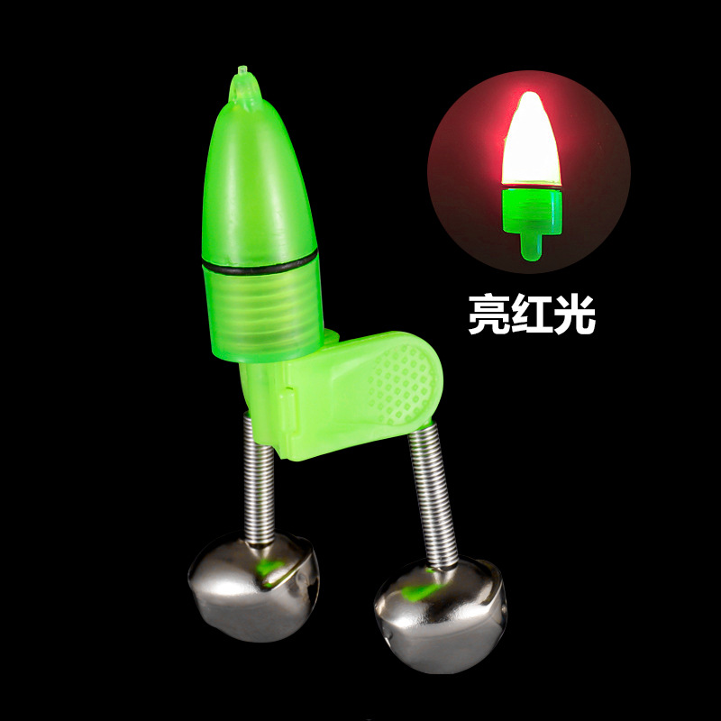 โคมไฟกระดิ่งเรืองแสง-ปลายแหลมสีแดง