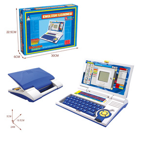 20 funzioni a batteria di plastica per bambini educativo macchina di apprendimento LCD gioco inglese Computer giocattolo per bambini Laptop per bambini
