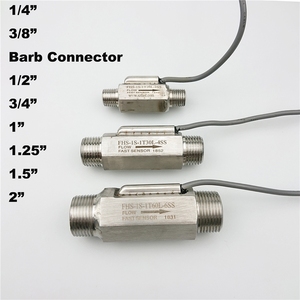 Factory 1/4&quot;,3/8&quot;,1/2&quot;,3/4&quot;,1&quot;inch Stainless Steel Hall Effect/Turbine/<strong>Pulse</strong> Water Flow Meter Sensor <strong>Flowmeter</strong> With 3 Wires