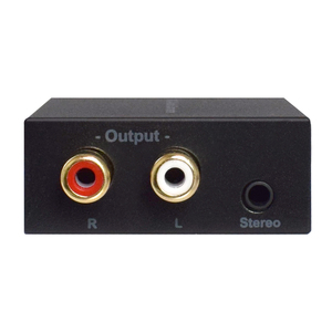 Convertidor de audio digital a analógico DAC Convertidor digital óptico a analógico L/R RCA Toslink Óptico A Adaptador Jack de 3,5mm - Product Image 3