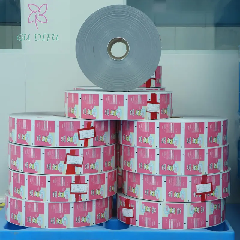 Rotoli di pellicola per imballaggio laminata personalizzata pellicola per contenitori cosmetici pellicola in alluminio-plastica per uso alimentare per unguento web alimentare