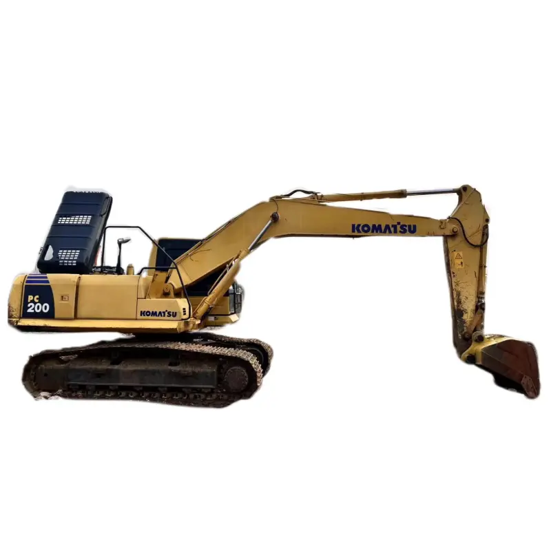 Komatsu pc200 usato escavatore testato pala con macchinari di scavo di alta qualità con prestazioni affidabili
