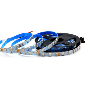 SK6812 Addressable Digital Pixel Magic Strip Light DC12V 6mm 60LEDs/meter SPI Rgbic s Shape Led Strip for Advertising Board