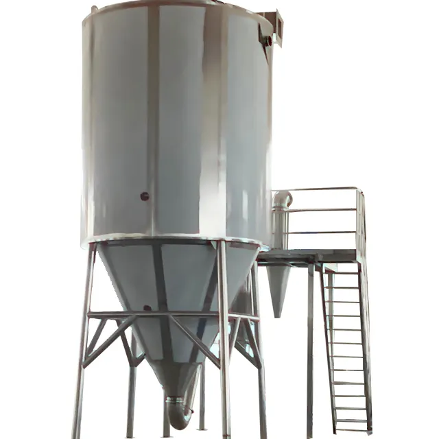 Continuous 304 316L Stainless Steel Drying Tower Spray Dryer with Electric natural gas Steam heating for milk Egg food price