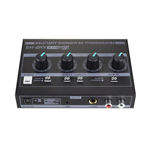 High Quality Professional 4 Channel Stereo Headphone Amplifier Hifi <strong>Amp</strong> <strong>Mixer</strong> With in Ear Monitor and Equalizer - Product Image 3