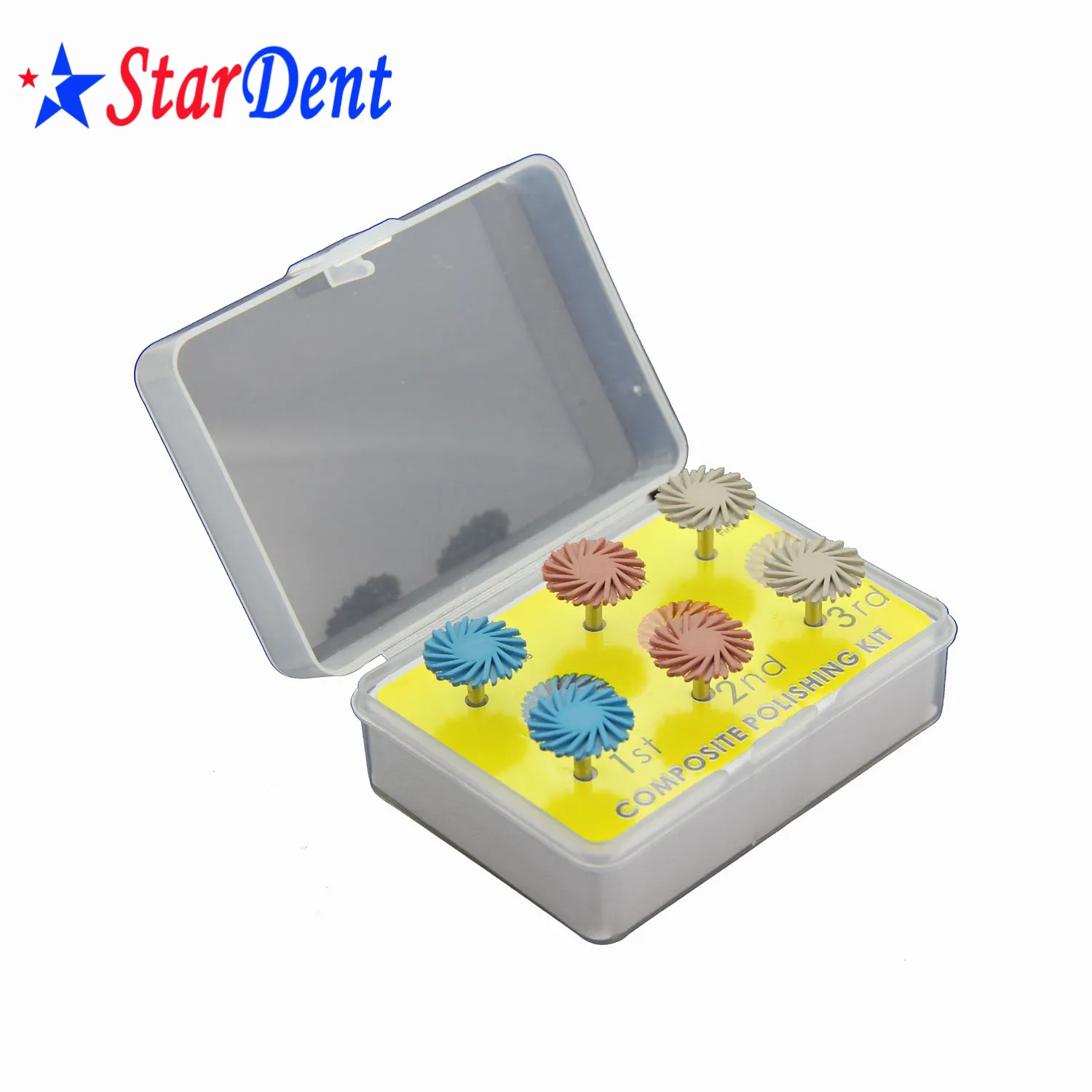 Kit compuesto RA Dental, máquina de Micro Motor, pulidores compuestos para pulido de Material de dentadura