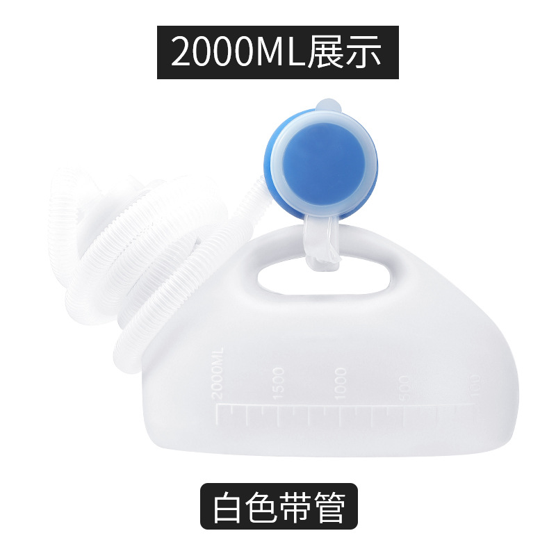 Blanc Homme - 2000ML avec tubulure (1,6m)