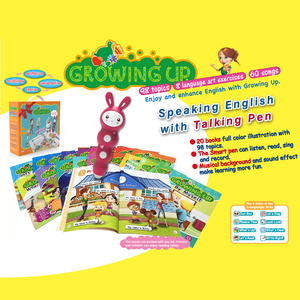 Penna parlante inglese libro giocattolo musicale di plastica per crescere a batteria compagno di lettura e apprendimento - Product Image 4