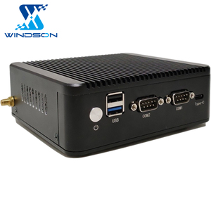 Mini ordenador de escritorio j4125 de aluminio sin ventilador, enrutador Industrial de cliente fino, sistema brother pc, unite desktops - Product Image 2