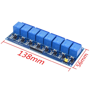 Módulo de relé de disparo de bajo nivel, 5/12/24V,1/2/4/6/8/16 canales, con salida de relé optoacoplador, módulo de control inteligente para el hogar - Product Image 4