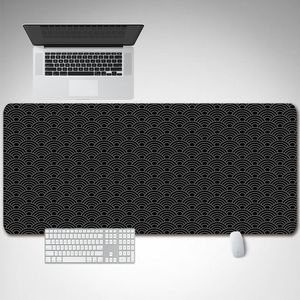 Alfombrilla para teclado de ratón de gran tamaño minimalista Simple, alfombrilla de escritorio de goma antideslizante para PC, juegos, uso de oficina, personalizable para la configuración de los niños - Product Image 2