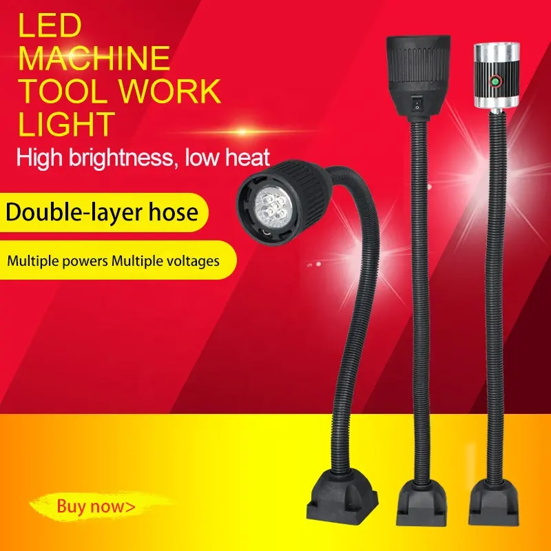 Hot Selling Machine Tool Zwanenhals Lamp Zwart Lichaam Aanpassing Led Verlichting Voor Industriële Workshop
