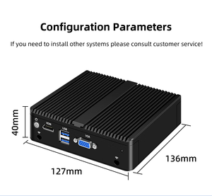Yct Barebone Itx Motherboard In-tel J4125 Mini Case Pc Precio barato Caja Gaming Computer Portable Small Host Nvme Linux Laptops - Product Image 3
