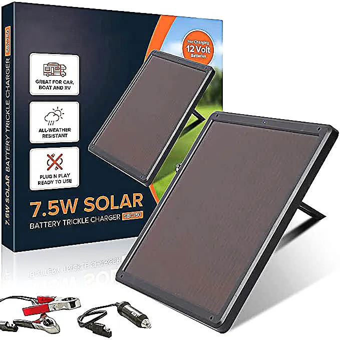 Mini pannello solare portatile 7.5w pannello solare fotovoltaico amorfo a film sottile per mantenitore della batteria