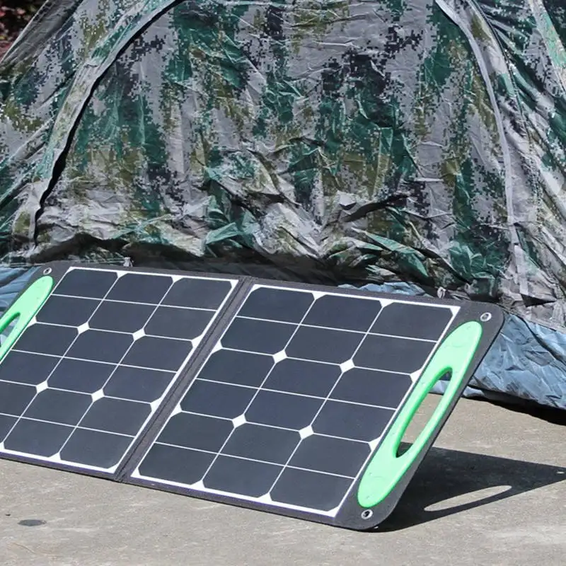 Dobrável Para Telefone Barraca De Acampamento Impermeável 100W Dobrável Dobrável Portátil Painel Solar