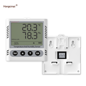 Transmisor de temperatura y humedad tipo pared RS485 Pantalla LCD digital Sensor de temperatura y humedad de invernadero - Product Image 2