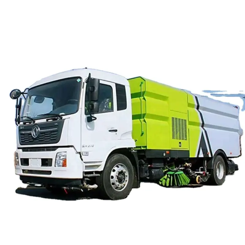 Camion de nettoyage de lavage de l'eau de balayeuse de route de vide à vendre