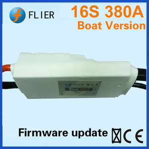 Flier 16s 380a rc esc Бесщеточный электронный контроллер скорости двигателя постоянного тока для радиоуправляемой лодки радиоуправляемой подводной лодки efoil - Product Image 4