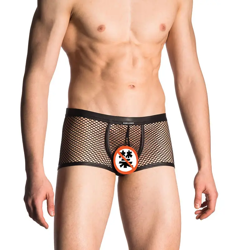 PATON manufacturer – boxer transparent en maille pour hommes, sous-vêtements sexy et amusants, sous-vêtements pour hommes