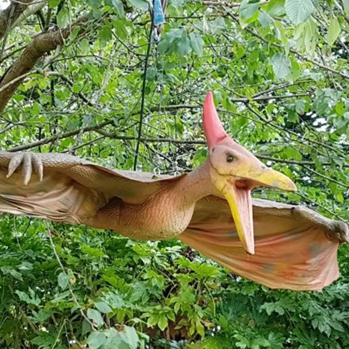 Popular vivid llife-like mechanical pakisaurus dinosaur for dinosaur park and playground