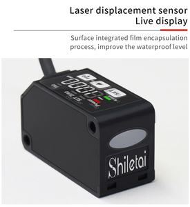 Sensor de distancia de Desplazamiento láser, salida digital/analógica, distancia de detección, 30 ± 5mm, precisión de 0,01mm, para detectar presencia - Product Image 5
