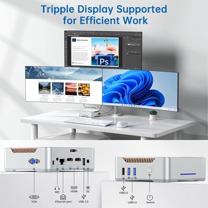 Yutemini masaüstü bilgisayar Mini Pc Intel N95 CPU GK3Plus oyun PC ben bir bt adam ve müşteri ağı dolaplarında yerleştirmek için bunları satın - Product Image 4