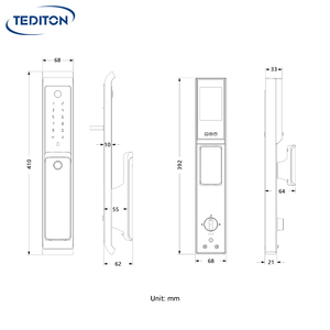 Tediton 6068 <span class=keywords><strong>Mortis</strong></span>スマートロックTtlockフェイススマートドアロック全自動設計電子ドアロックカメラ付き